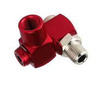 Wayfadacc Adaptateur pneumatique rotatif à 360° pour outils pneumatiques - Raccord fileté mâle et femelle de 6,35 mm