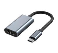 Wayfadacc Adaptateur USB C vers HDTV en aluminium 4K 60Hz 4K 30Hz Vidéo Stable Type C Convertisseurs