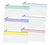 Wayfadacc Avec fermetures éclair, pochettes pour argent, sac de dépôt bancaire transparent, sac à billets, portefeuille multifonction pour collectionneurs pour femmes et moi