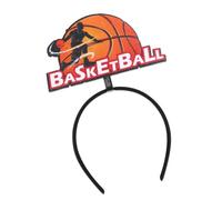 Wayfadacc Bandeau antidérapant sur le thème du basket-ball, accessoire de tête de pom-pom girl, accessoire de tête pour enfants et adultes, événement scolaire, bandeau à cheveux sur le thème du sport