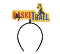 Wayfadacc Bandeau antidérapant sur le thème du basket-ball, accessoire de tête de pom-pom girl, accessoire de tête pour enfants et adultes, événement scolaire, bandeau à cheveux sur le thème du sport