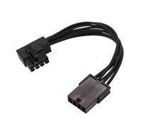 Wayfadacc Câble d'alimentation efficace 8 broches pour cartes graphiques avec design incliné pour boîtier PC limité, installation facile d'extension GPU
