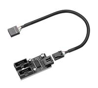 Wayfadacc Câble répartiteur USB mâle vers 4 femelles pour carte mère PC, carte mère, adaptateur USB