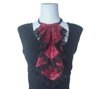 Wayfadacc Col Détachable À Volants Blanc Féminin Facile À Porter avec n'importe Quelle Tenue Féminine Col Multicouche De Français