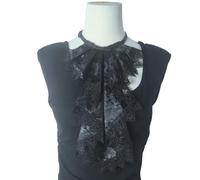 Wayfadacc Col Détachable À Volants Blanc Féminin Facile À Porter avec n'importe Quelle Tenue Féminine Col Multicouche De Français