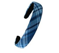 Wayfadacc Large bandeau à carreaux réglable pour femme et fille - Confortable - Utilisation quotidienne - Coiffe assortie