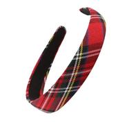 Wayfadacc Large bandeau à carreaux réglable pour femme et fille - Confortable - Utilisation quotidienne - Coiffe assortie