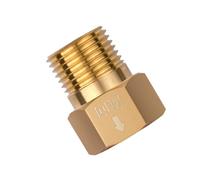 Wayfadacc Lot de 2 clapets anti-retour en laiton 1,3 cm filetés anti-retour dispositif anti-retour adaptateur résistant à la température pour systèmes d'eau