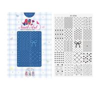 Wayfadacc Nail Art Stamping Temeplates Summers Spring Nails Art Stamping Plate Nails Images Plaques Ongles Manucure Outil d'impression