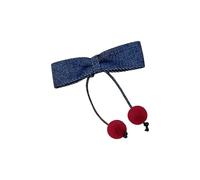 Wayfadacc Pince à cheveux douce avec nœud papillon et cerises pour femme et étudiant pour un usage quotidien