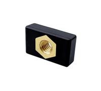 Wayfadacc Rails coulissants en cuivre de 6 mm pour kayak, bateaux, canoës, cannes à pêche, support de base de montage