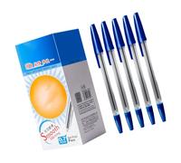 Wayfadacc Stylo À Bille En Plastique De 0.7mm Stylos Huile D'écriture Lisse Stylos Papeterie Boule Lisse Pour La Construction En Plastique L'école Et Du Bureau