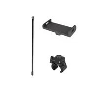 Wayfadacc Support de tablette avec base en métal et tuyau doux double pince 6,35 mm pour visualiser l'appareil à position variable