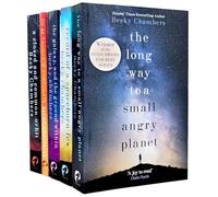 Wayfarers Series by Becky Chambers 5 Books Collection Set (The Long Way to a Small, Angry Planet, A Closed and Common Orbit, Record of a Spaceborn Few, The Galaxy, and the Ground Within & 1 More)