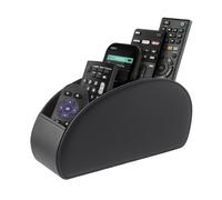 WAYIFON Porte-télécommande avec 5 poches, grand support pour TV, DVD, clé 4K et télécommandes Bluray, rangement pour stylos, M noir