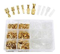 WayinTop 720Pcs Mâle Femelle Fil Bêche Connecteur Sertir Bornes électriques avec Isolation Manches Assortiment Kit 3 Types 2.8mm 4.8mm 6.3mm Rapide Splice