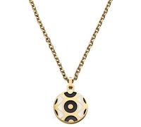 Waykins by Trendhim - Collier mauvais yeux - Pour homme - Acier inoxydable doré - Motif religieux - Surface polie - Design danois, 66, Métal non précieux, Pas de gemme