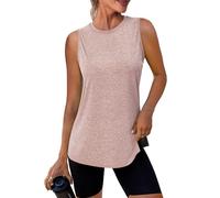 Wayleb Haut Sport Femme sans Manches Léger Sèche Vite