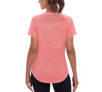 Wayleb T Shirt Femme Sport Col Rond Sèche Vite