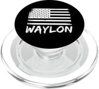 Waylon Anniversaire Personnalisé Prénom Citoyenneté Nom PopSockets PopGrip pour MagSafe