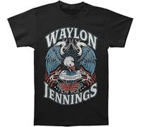 Waylon Jennings Men's Lonesome T Shirt Black S