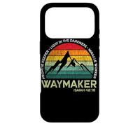 Waymaker Promise Keeper Miracle Worker chrétien Coque pour iPhone 17 Pro