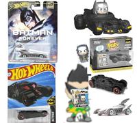 Wayne Bruce Crusader Batman Gotham Pop Édition limitée Figurine exclusive avec cintre de poche et cartes à collectionner rétro DC Comics Lot de 4 pièces