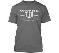 Wayne Enterprises Men's Short Sleeve T-Shirt Dark Grey S