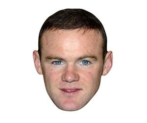 Wayne Rooney SM192 Masque Wayne Rooney Fun pour la Famille, Les Amis et Les Fans Multicolore Taille Unique