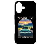Waynesville NC Retro Highway Nostalgique Vintage Car Design Coque pour iPhone 17