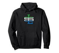 WAYout Arts Freeetown Sierra Leone Flag Salone Monogram SL Sweat à Capuche