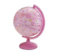 Waypoint Geographic Safari Explorateur - Globe terrestre lumineux - 25,4 cm - Avec terre physique et des centaines d'animaux illustrés - Rose