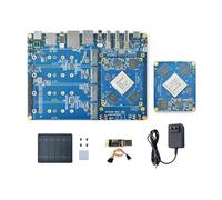 WayPonDEV CM3588 Kit de module de stockage réseau NAS, 4 Go LPDDR4x ordinateur à carte unique, processeur RK3588 2,4 GHz 6TOPs NPU Mali-G610, prend en charge 4 SSD NVMe pour serveur cloud domestique