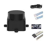 WayPonDEV FHL-LD19 360 Degree 2D Lidar Distance Sensor Kit, 10Hz Scan Rate and 12m Distance Lidar Scanner Module for Smart Obstacle/Robot/Maker Education Indoor/Outdoor
