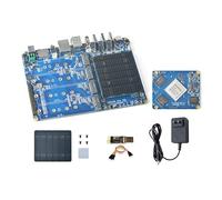WayPonDEV Module de stockage réseau CM3588 Plus Kit NAS, PC LPDDR5 32 Go avec une carte, RK3588 CPU 6TOPs NPU Mali-G610 GPU, prend en charge 4X NVMe SSD pour serveur cloud domestique, Encodeur vidéo