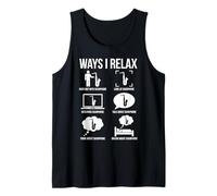 Ways I Relax Saxophone Musicien Jazz Amusant Débardeur