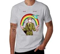WAYSDA Imagination T-Shirt Anime Clothes T-Shirt Grey XXL