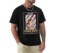 WAYSDA Love Funny Man Personal Shopper Illustrated Gift for Fans T-Shirt Black 3XL