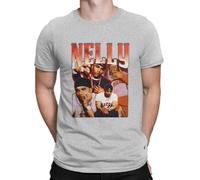 WAYSDA Nelly Creative Tshirt for Men 90S Vintage Grey XL