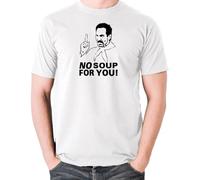 WAYSDA No Soup for You TV Show Inspired T Shirt White XL