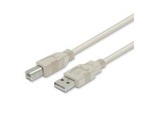 Waytex 11230 Câble Imprimante USB 2.0 USB A Mâle vers USB B Mâle 3,00 m, pour imprimante, Scanner et périphériques avec USB-B - Gris