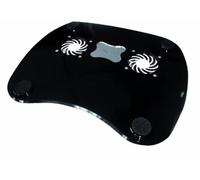 Waytex 12694 Support ventilé avec 2 Ventilateurs pour Ordinateur Portable 15/17" Noir