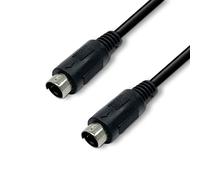 Waytex 22330 Cordon SVHS MDIN4 Mâle/Mâle 3 m Noir