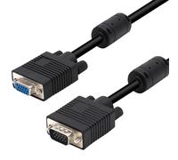 Waytex 27228 Câble 20,00 m Mâle/Femelle, Câble VGA (15 broches) full HD 1080p, compatible 3D pour ordinateur, écran, moniteur, rétroprojecteur