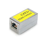 Waytex 30171 Coupleur RJ45 Femelle Femelle Adaptateur RJ45 Cat 5e Blindé Prolongateur Réseau Coupleur Ethernet Compatible câbles LAN et câbles Réseau