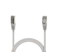 Waytex 33010 Cordon réseau RJ45 Cat6 Blindé FTP 1 m Gris