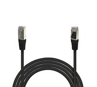 Waytex 33530 Cordon réseau RJ45 Cat6 Blindé FTP 10 m Noir