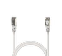 Waytex 33589 Câble Ethernet Réseau RJ45 Cat 6 FTP 250MHz Blindé 100% cuivre - Compatible PC, Imprimante, Box, Routeur, Switch réseau, Consoles de Jeux, TV - 1,5m, Blanc