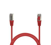 waytex 33823 Cordon réseau RJ45 Cat 6a S/FTP LSOH Rouge 1.00m