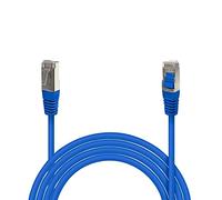 waytex 33841 Cordon réseau RJ45 Cat 6a S/FTP LSOH Bleu 3.00m